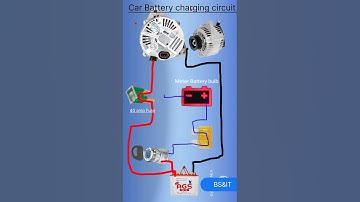 Car battery charging circuit diagram three wire | car alternator Connection diagram