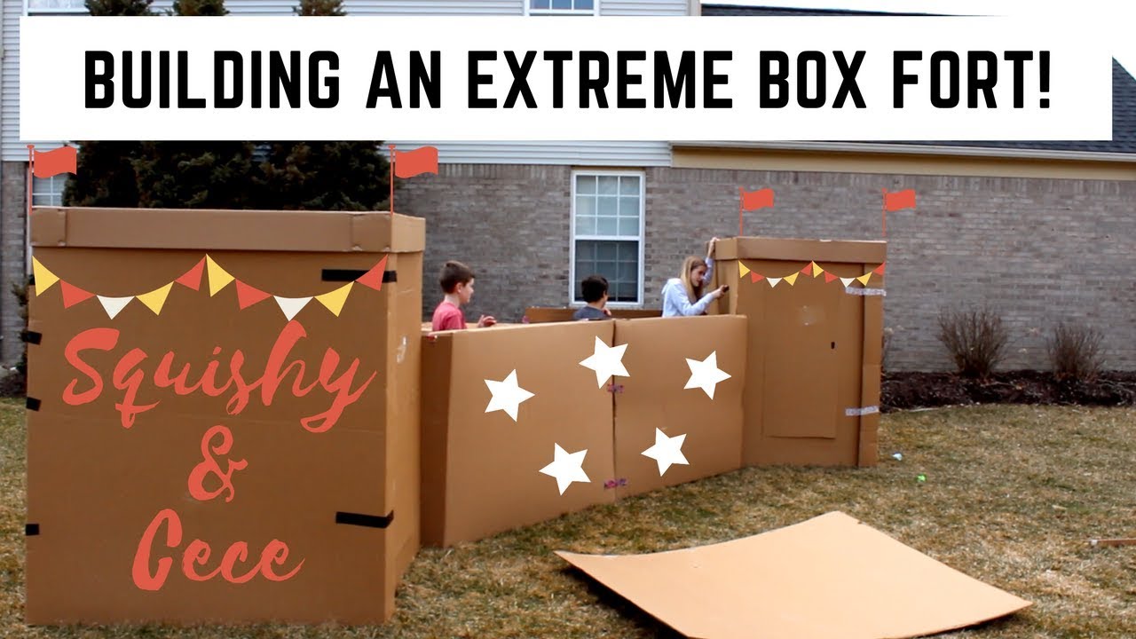 Building an extreme box fort! YouTube