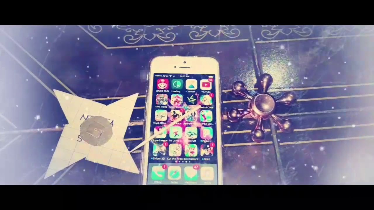 Home made fidget spinner (hindi) YouTube