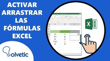 Cómo activar para arrastrar las fórmulas en Excel ✔️ SOLUCION