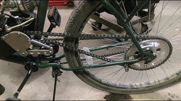 Motorized Bicycle Must Have Parts! Rear Hub Sprocket Adapter and Chain Tensioner Idler Upgrades.
