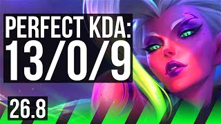 ZYRA vs DR. MUNDO (JGL) | Perfect KDA: 13/0/9, 53K damage | KR Challenger | 26.8