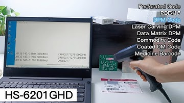 Powerful MRZ Passport Code Industrial 2D Barcode Scanner | HS-6201GHD