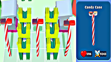 Merge Alphabet Food Battle New Character Candy Cane New Update Android, Ios Gameplay