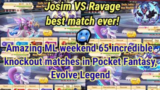 Best match ever Josim VS Ravage.Amazing ML weekend 65 incredible knockout battles in Evolve Legend.🤩 screenshot 5