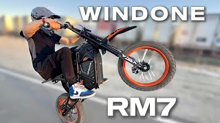 WINDONE RM7 Review ⚡ Wheelies, Jumps & Speed Test