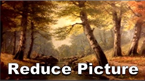FREE - Reduce File Size of Pictures / Photo