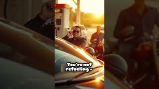 Why Harley Rides really stop for gas. #motorcyle #brotherhood #harleydavidson #harleyhumor #biker