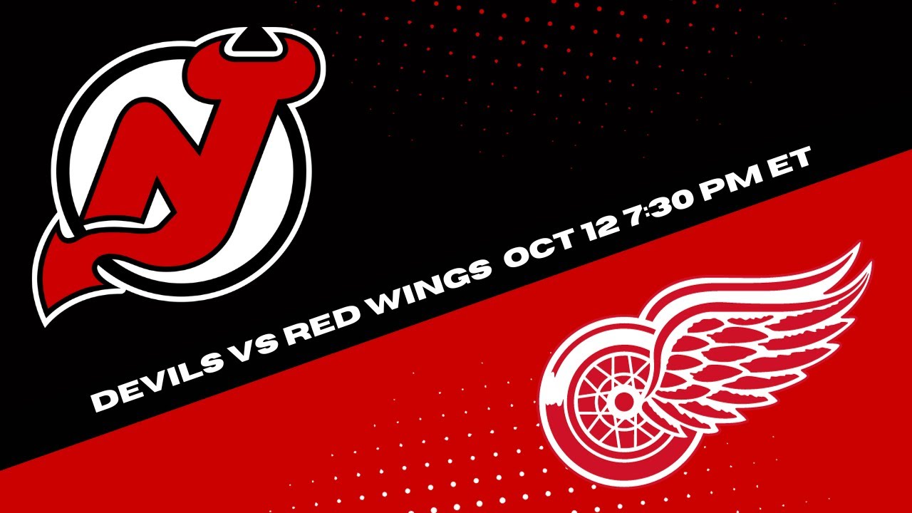 Detroit Red Wings - New Jersey Devils - Jan 4, 2023