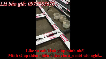 Công thức trừ cửa đi 4 cánh bản lề 4D NTN (nhôm XINGFA hệ 55) | XINGFA four-wing aluminum doors