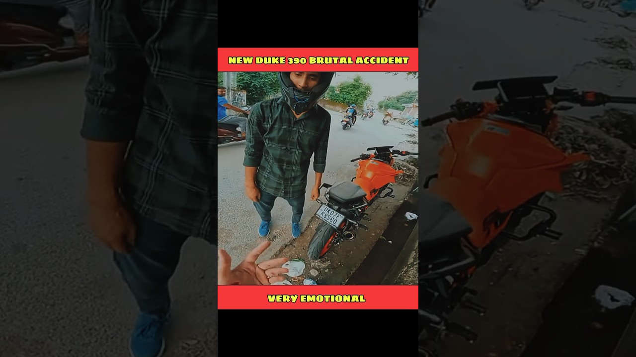 Brutal accident of New Duke 390 | Ultimate road rage 