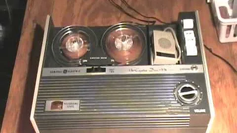 General Electric M8070A portable reel-to-reel!!!!!!!!!!