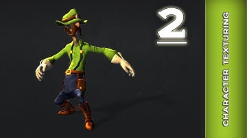 Autodesk Maya 2013 / Zbrush Tutorial - Character Texturing Timelapse Part 2