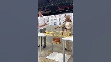 Spaghetti bridge contest 🍝🫡 #architecture #design #interiordesign #life #shorts #architecture