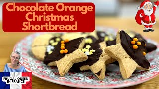 Chocolate Orange Christmas Shortbread #shortbread #christmas #sweettreats
