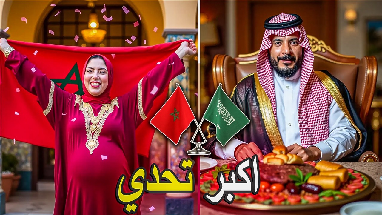 الأعلام تحدد حياتنا ليوم كامل😱: أقوى تحدي مغربي 🇲🇦 سعودي 🇸🇦!