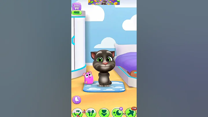 time for bed pet 😴  #mytalkingtom2 #shortsviral #memes #animation #trending #tom2