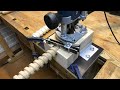 Приспособление для изготовления деревянного винта/Wooden thread cutting machine.