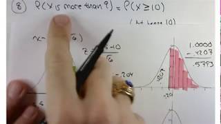 Section 6.7 Normal Approximations to the Binomial Distribution