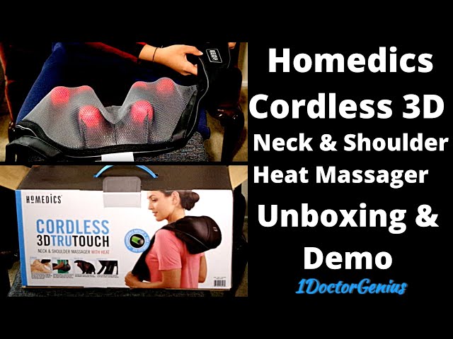 Cordless Neck and Shoulder Massager with Heat - Homedics