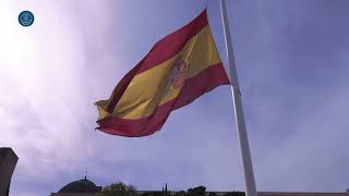 Hoisting of the National Flag held at Colón Square in Madrid