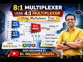 8 to 1 Multiplexer Implementation Using 4 to 1 MUX | Block Diagram &amp; Select Lines (S2, S1, S0)