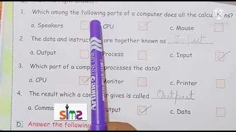 Class-2Computer(Cyber beans)Chapter-1(Exercies and Questions)/By Hinnu Gulati.