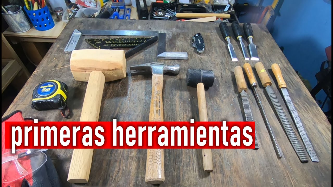 Herramientas BASICAS CARPINTERIA | martillo, maso y formón - YouTube