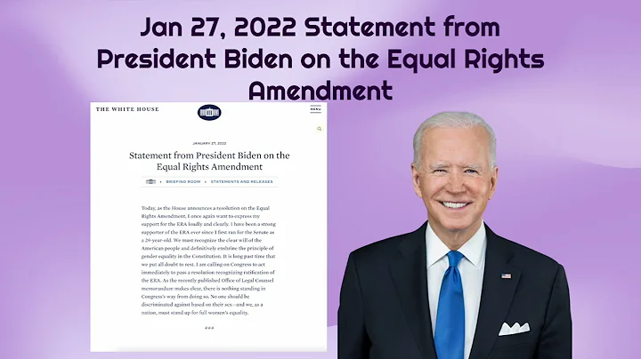 The Equal Rights Amendment - What's New