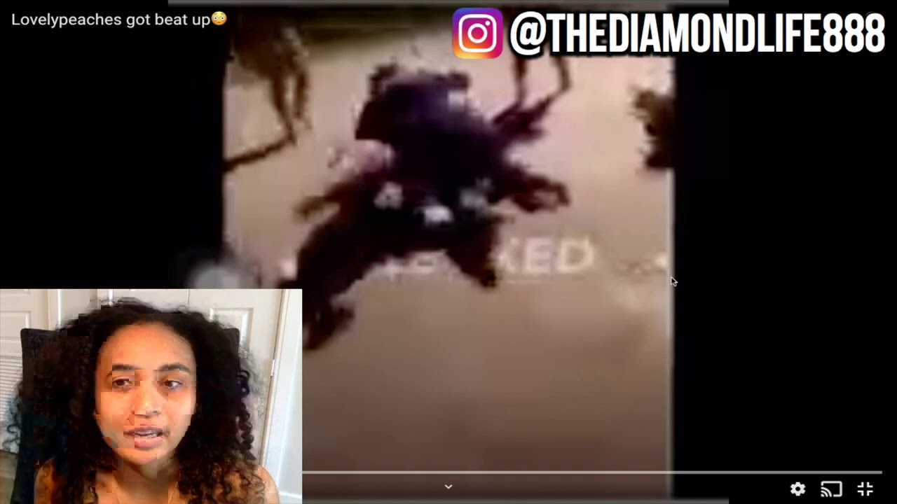 LOVELY PEACHES GETS BEAT OUT HER DRESS AND CRIES ON IG LIVE! (REACTION