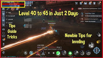Mir4 Level 40 to Level 45 in 2 Days ( Tagalog )