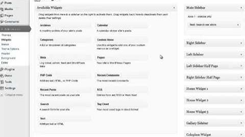 Adding widgets to WordPress for Ecommerce Templates shopping cart software