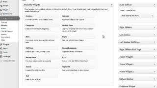 Adding widgets to WordPress for Ecommerce Templates shopping cart software