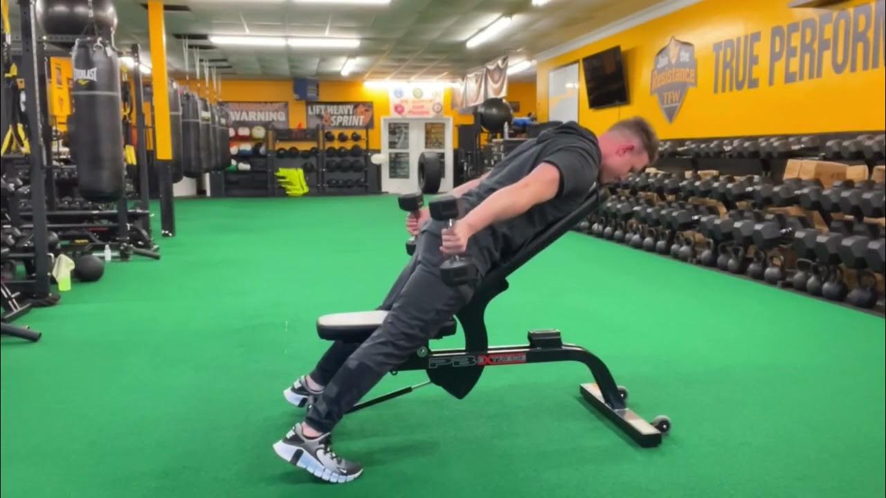 Chest Supported Tricep Kickbacks YouTube