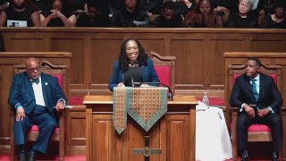 U.S. Supreme Court Justice Ketanji Brown Jackson speaks at 16th Street Baptist Church commemoration