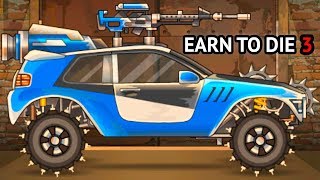 Earn to Die 3 ПОЛНЫЙ АПГРЕЙД ДЖИПА - мульт игра на андроид Машины против Зомби #2 screenshot 2