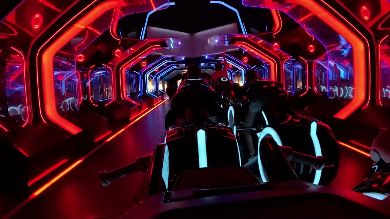 NEW Tron Ares Lightcycle Run Overlay - Full Ride POV - Walt Disney World