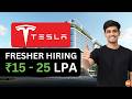 Tesla Hiring Freshers🔥| Software Developer Jobs | Apply Now