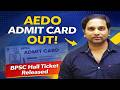 BPSC AEDO Admit Card Download करो 🔥 |Download Process|  #aedo #bpsc  | bpsconline.bihar.gov.in