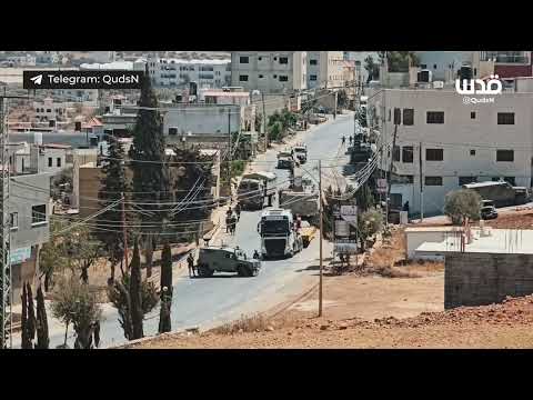 مشاهد من اقتحام قوات الاحتلال بلدة عقابا شمال طوباس وهدم منزلي أحمد أبو عرة وعبد الرؤوف المصري