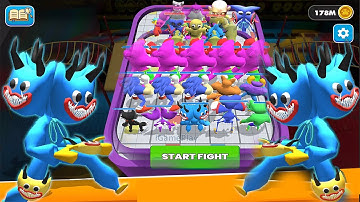 MAX LEVEL in Merge Master Blue Monster Game Part 4 - Huggy Wuggy