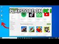 How to Install Google Play Store on PC ✔ How to Download &amp; Install Playstore Apps in Laptop or PC