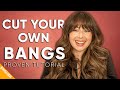 How to cut your own curtain bangs - [CURTAIN BANGS TUTORIAL]