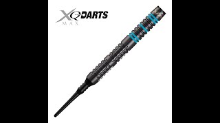 XQMax Velocity M4 Soft Tip Darts - 19gms - Barrel Weight 17.5gms - Black with Aqua - D1170 screenshot 5