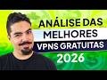 Análise das melhores VPNs gratuitas em 2026 | As VPNs gratuitas são seguras?