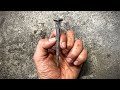 Hand Forging a Nail for the First Time: Beginner Blacksmithing