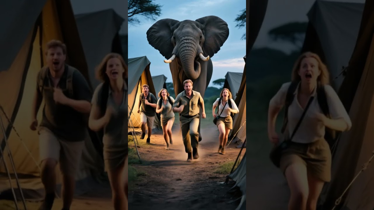 Hero Elephant Rescues Tourist at Wildlife Park! 