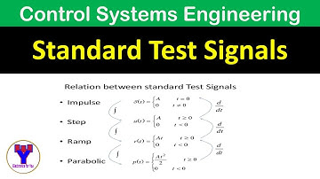 Standard test signals in Control System