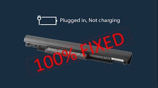 laptop battery not charging | plugged in not charging