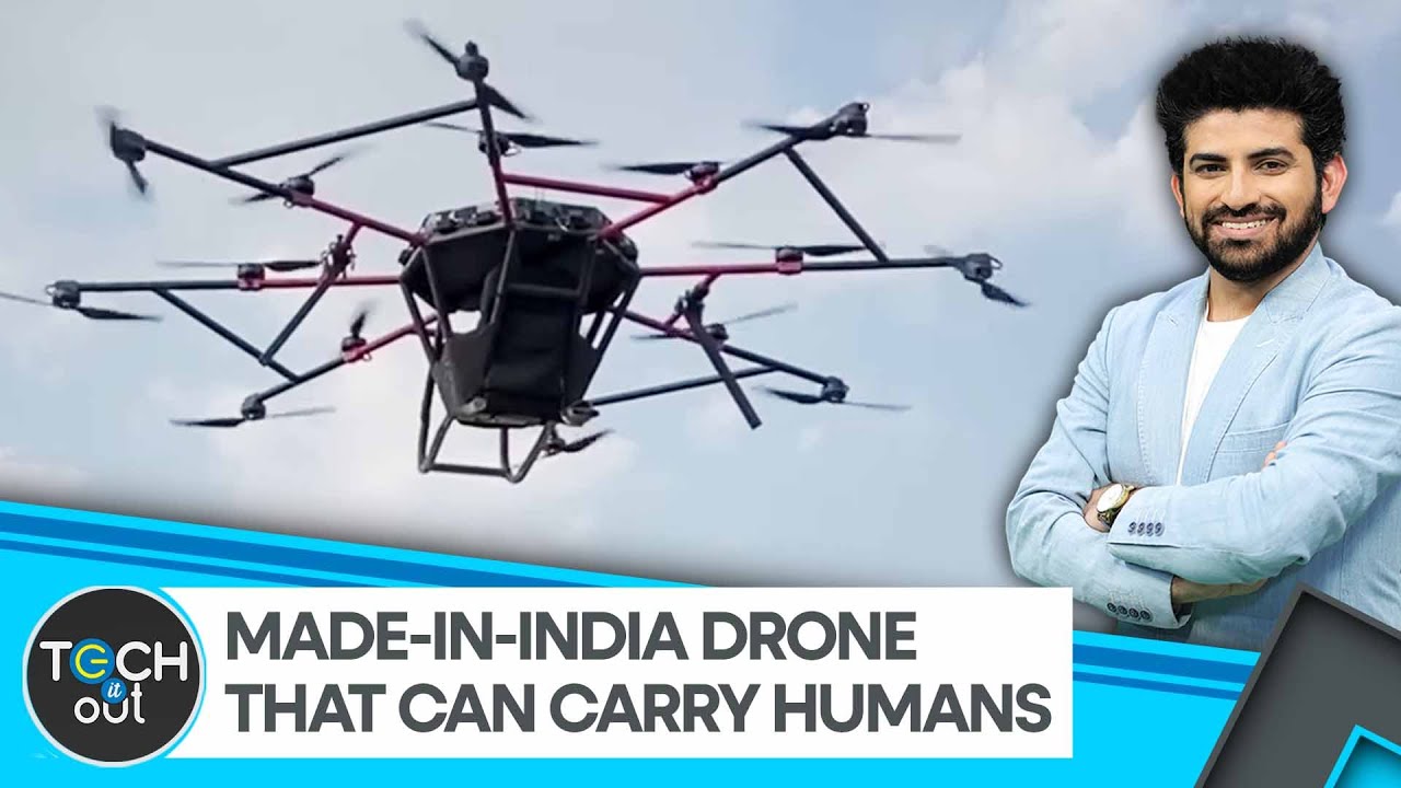 A drone that can carry both cargo and humans | Tech It Out